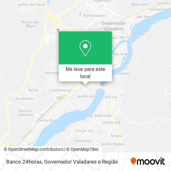 Banco 24horas mapa