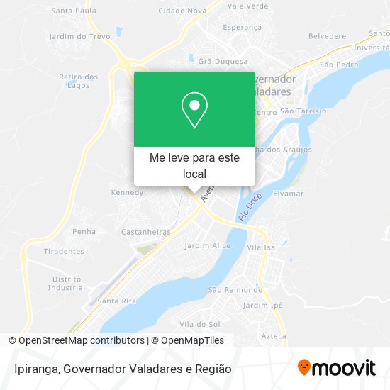 Ipiranga mapa