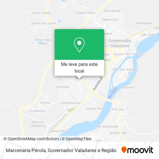 Marcenaria Pérola mapa