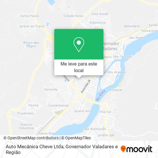 Auto Mecânica Cheve Ltda mapa