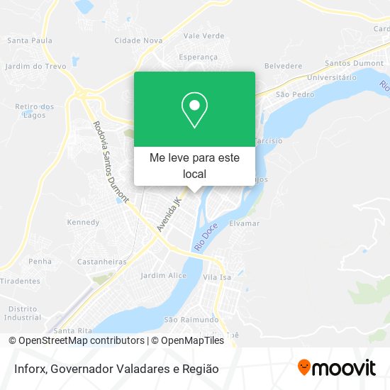 Inforx mapa