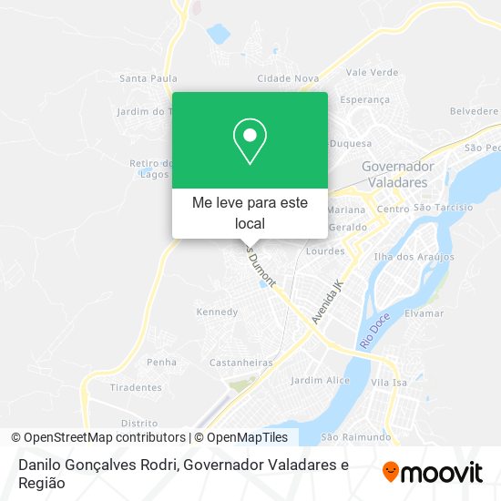 Danilo Gonçalves Rodri mapa
