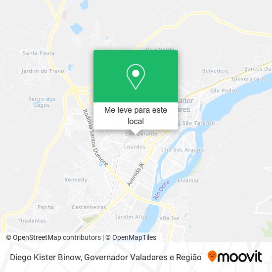 Diego Kister Binow mapa
