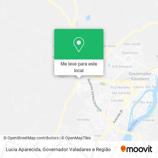 Lucia Aparecida mapa