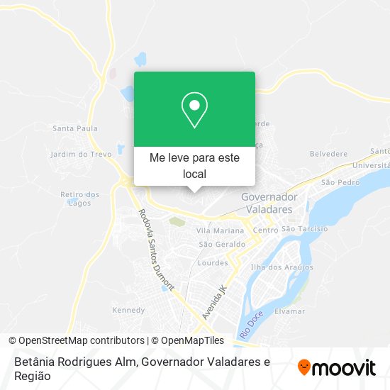 Betânia Rodrigues Alm mapa