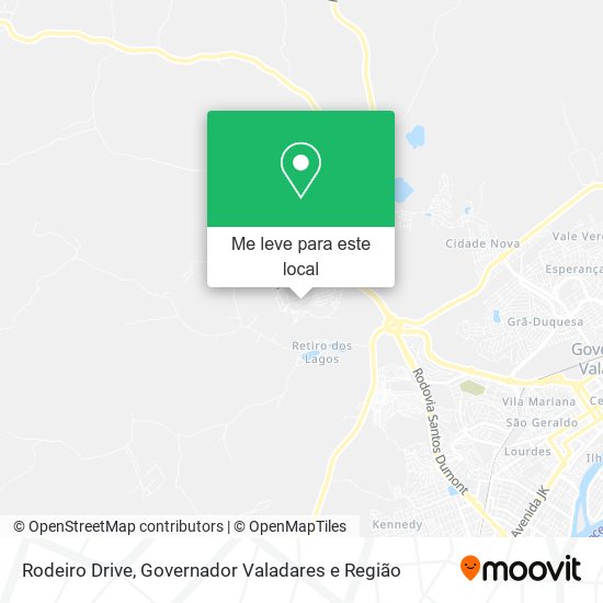 Rodeiro Drive mapa