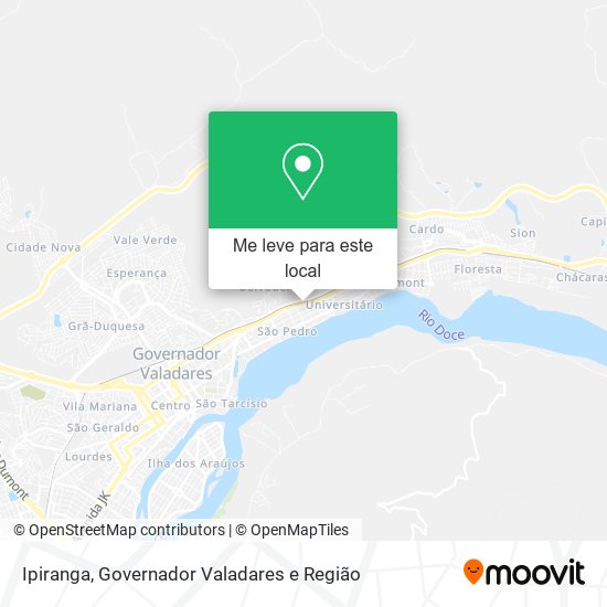 Ipiranga mapa