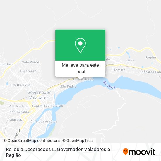 Reliquia Decoracoes L mapa