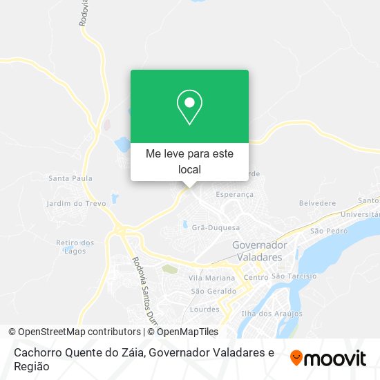 Cachorro Quente do Záia mapa