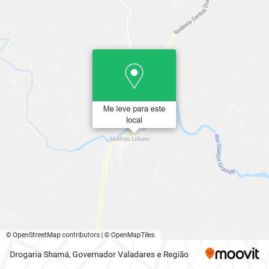 Drogaria Shamá mapa