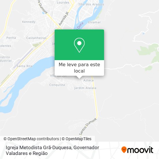 Igreja Metodista Grã-Duquesa mapa