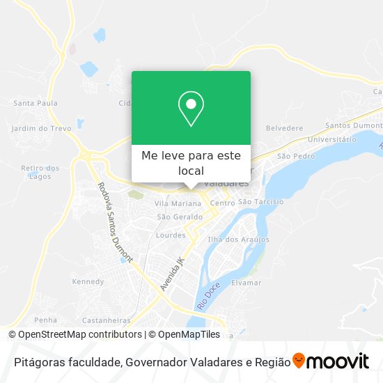 Pitágoras faculdade mapa