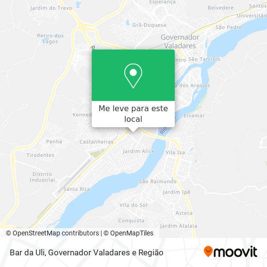 Bar da Uli mapa