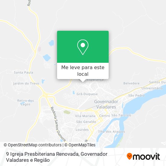 9 Igreja Presbiteriana Renovada mapa