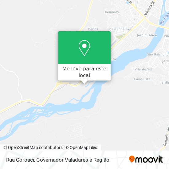 Rua Coroaci mapa