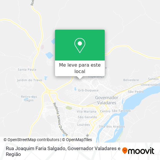 Rua Joaquim Faria Salgado mapa