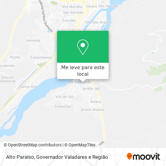 Alto Paraíso mapa