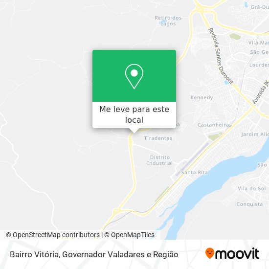 Bairro Vitória mapa