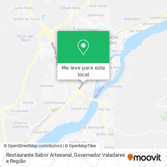 Restaurante Sabor Artesanal mapa
