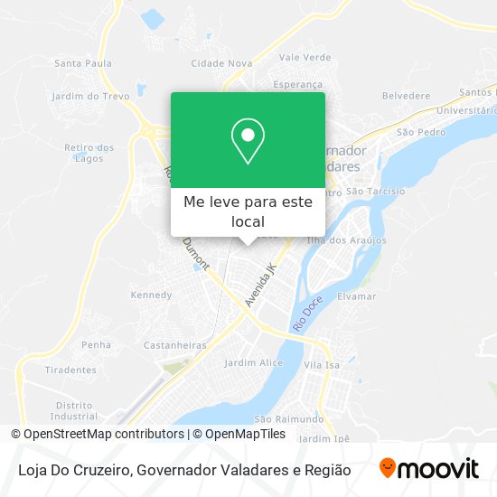 Loja Do Cruzeiro mapa