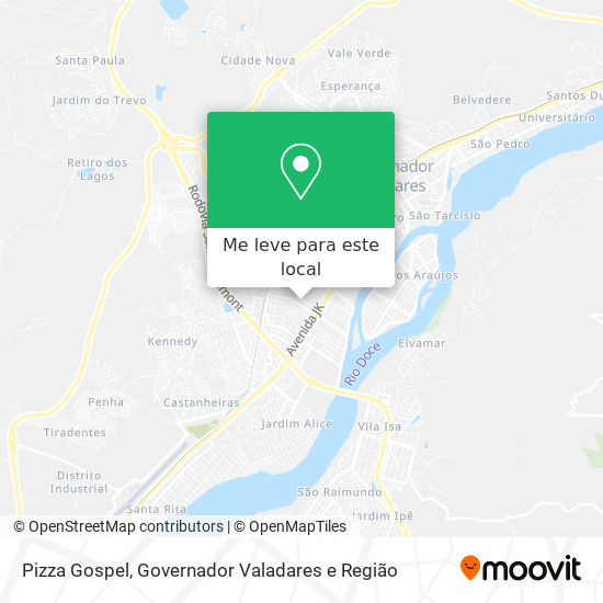 Pizza Gospel mapa