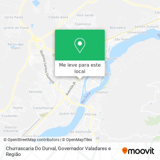 Churrascaria Do Durval mapa