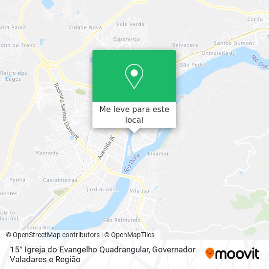 15° Igreja do Evangelho Quadrangular mapa