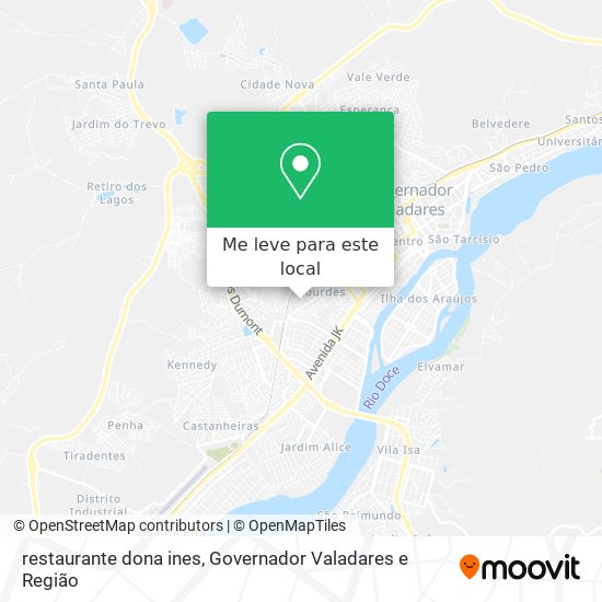 restaurante dona ines mapa