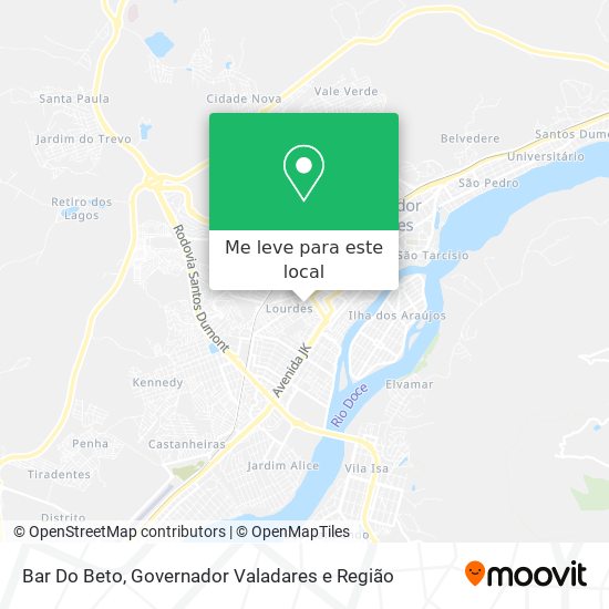 Bar Do Beto mapa