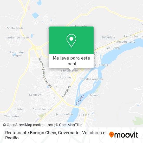 Restaurante Barriga Cheia mapa