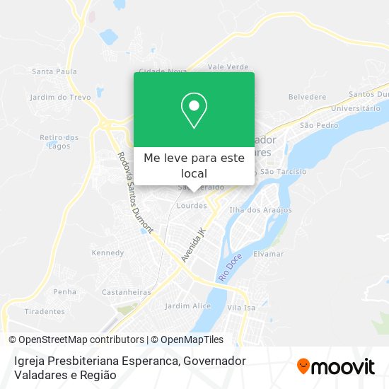Igreja Presbiteriana Esperanca mapa