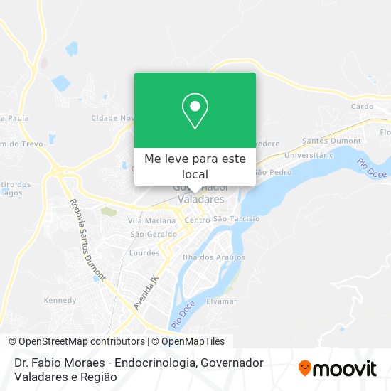 Dr. Fabio Moraes - Endocrinologia mapa