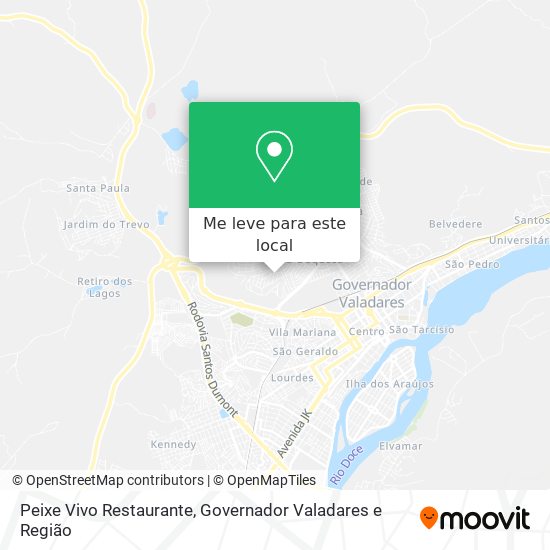 Peixe Vivo Restaurante mapa