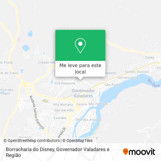 Borracharia do Disney mapa