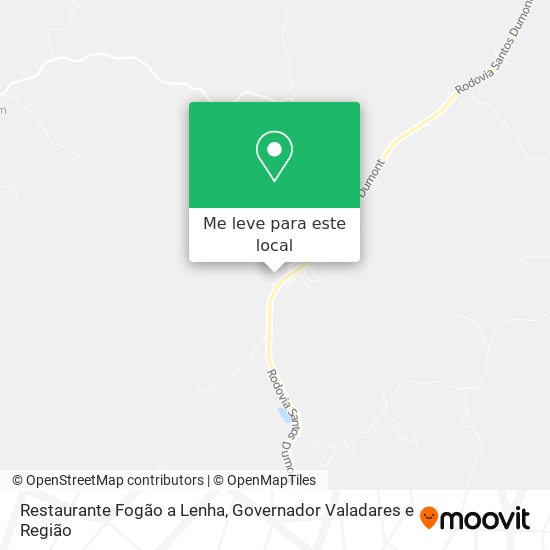 Restaurante Fogão a Lenha mapa