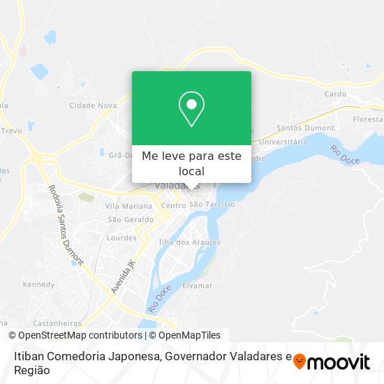 Itiban Comedoria Japonesa mapa
