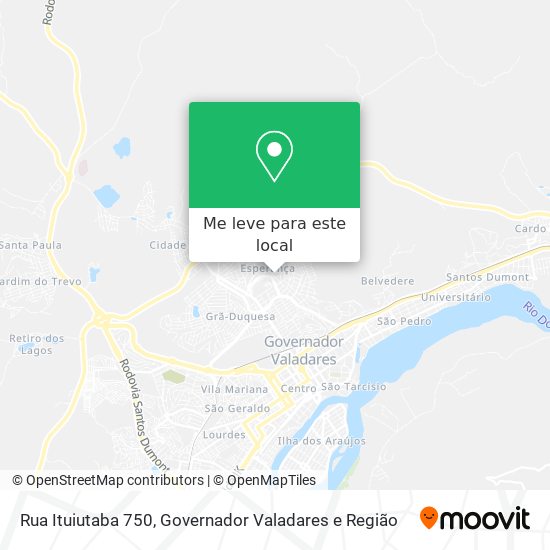 Rua Ituiutaba 750 mapa