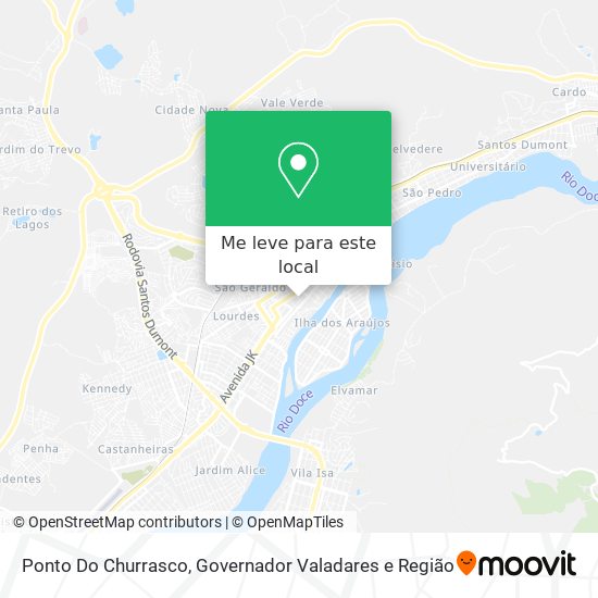 Ponto Do Churrasco mapa