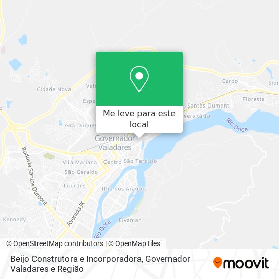 Beijo Construtora e Incorporadora mapa