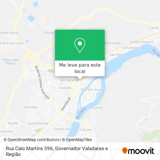 Rua Caio Martins 596 mapa