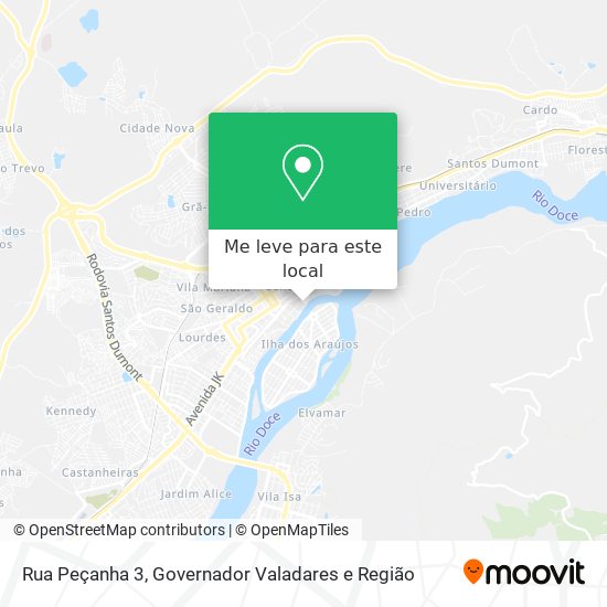 Rua Peçanha 3 mapa