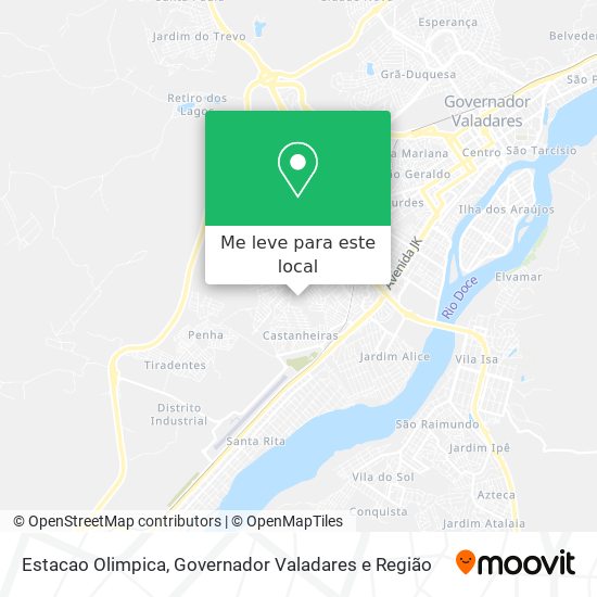 Estacao Olimpica mapa