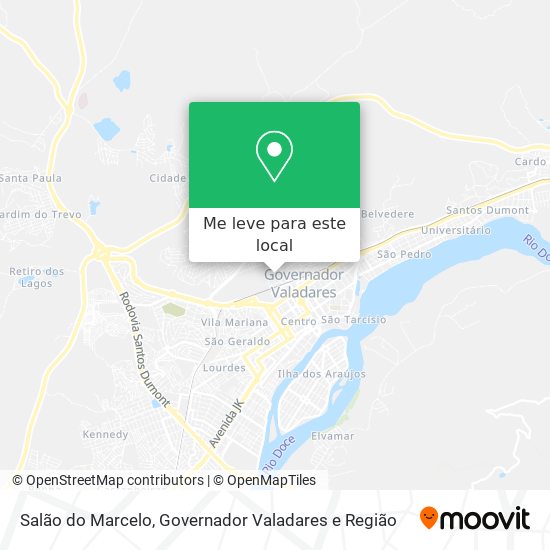 Salão do Marcelo mapa