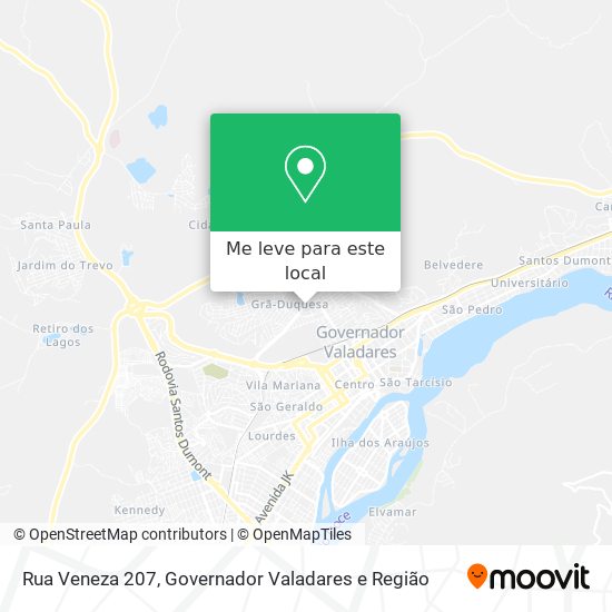 Rua Veneza 207 mapa