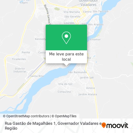 Rua Gastão de Magalhães 1 mapa