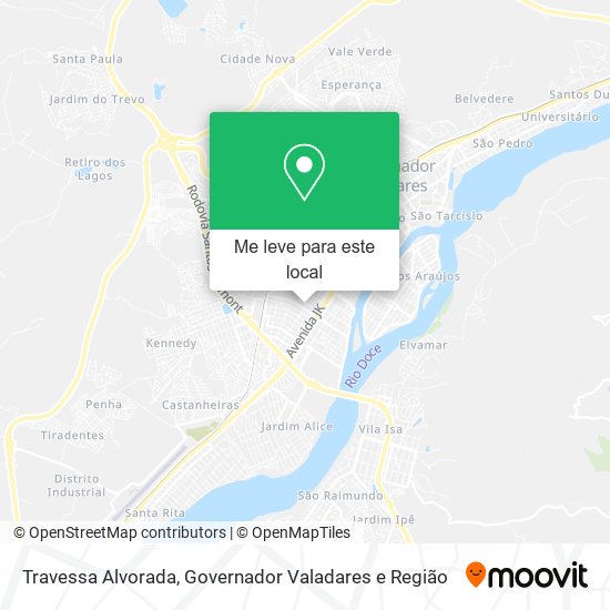 Travessa Alvorada mapa