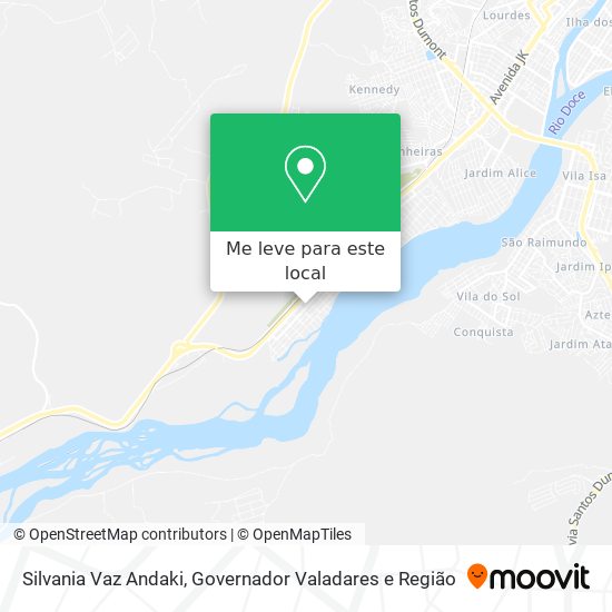 Silvania Vaz Andaki mapa