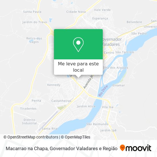 Macarrao na Chapa mapa