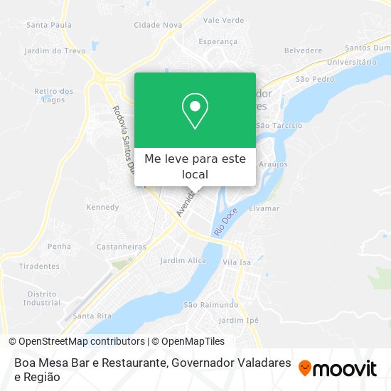 Boa Mesa Bar e Restaurante mapa