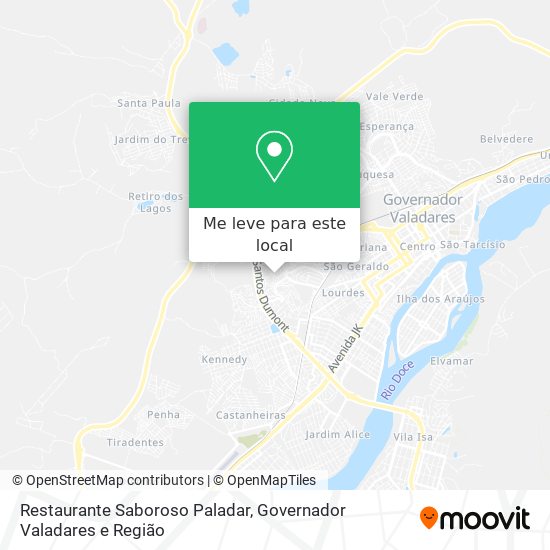 Restaurante Saboroso Paladar mapa